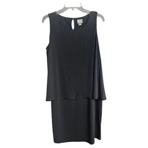 CHICO'S Black Sleeveless Popover Dress‎ - Size 1 NWT